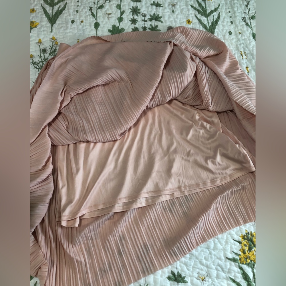 Pretty Ballet Pink Pleated Skirt Torrid Size 0 - Picture 4 of 9